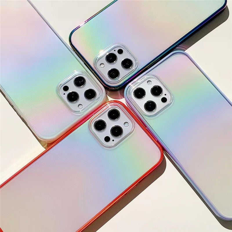 Creative Colorful Transparent 2-in-1 Phone Case