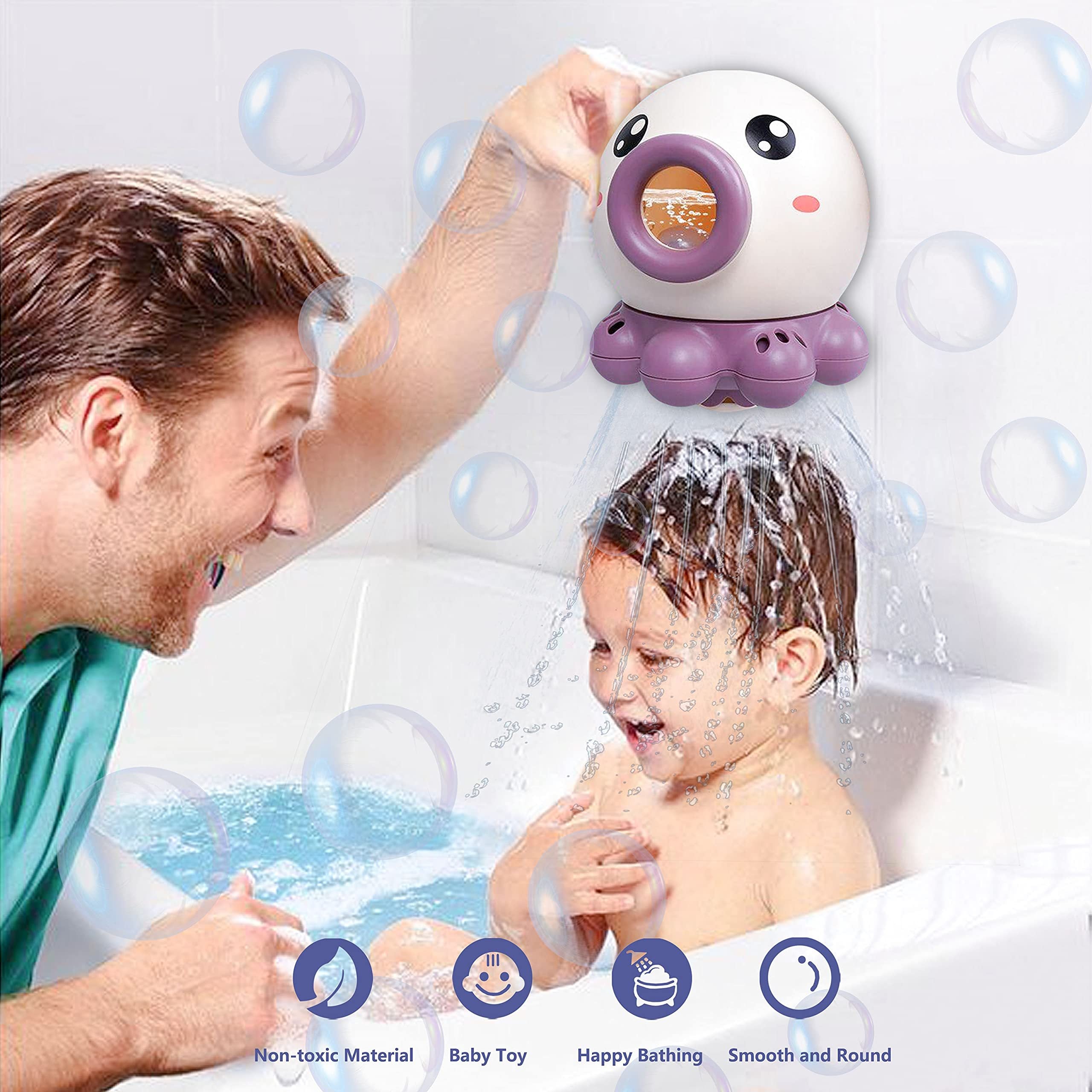 Octopus Fountain Bath & Water Sprinkler Toy