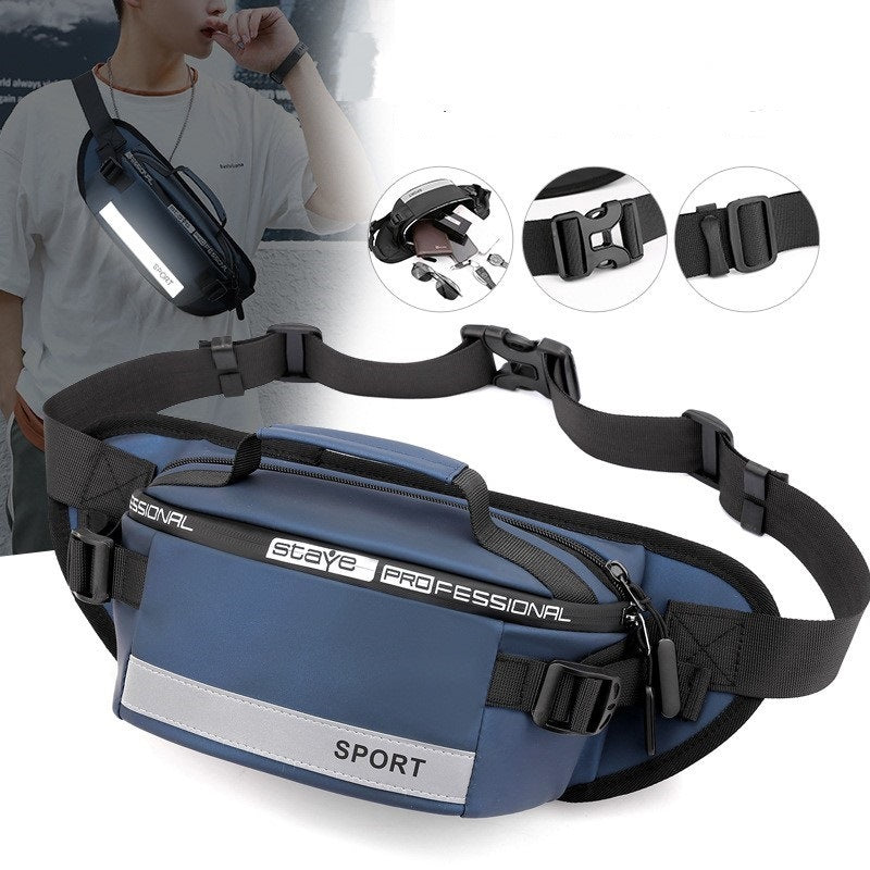Reflective Cross body Waist Bag for Travel & Outdoor Activities