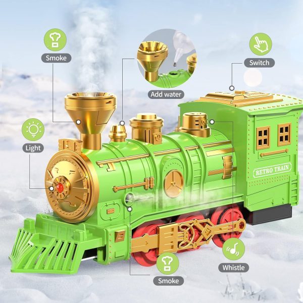 Classical Electric Train Set – Track, Lights & Music