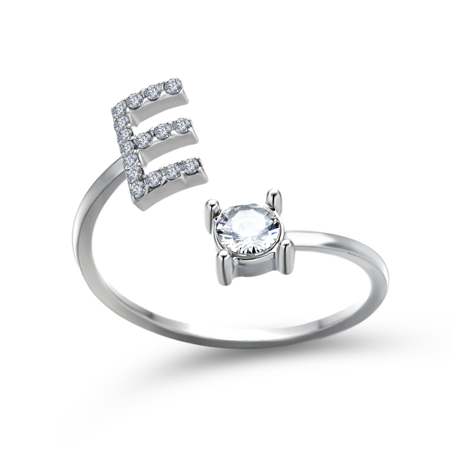 Adjustable Initial Ring – Elegant Women's Jewellery