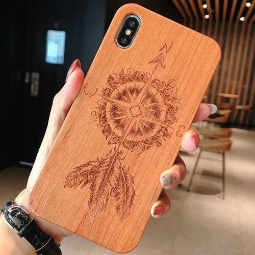 Wooden mobile phone case