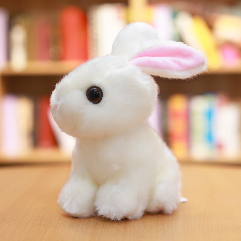 Simulation rabbit plush toy