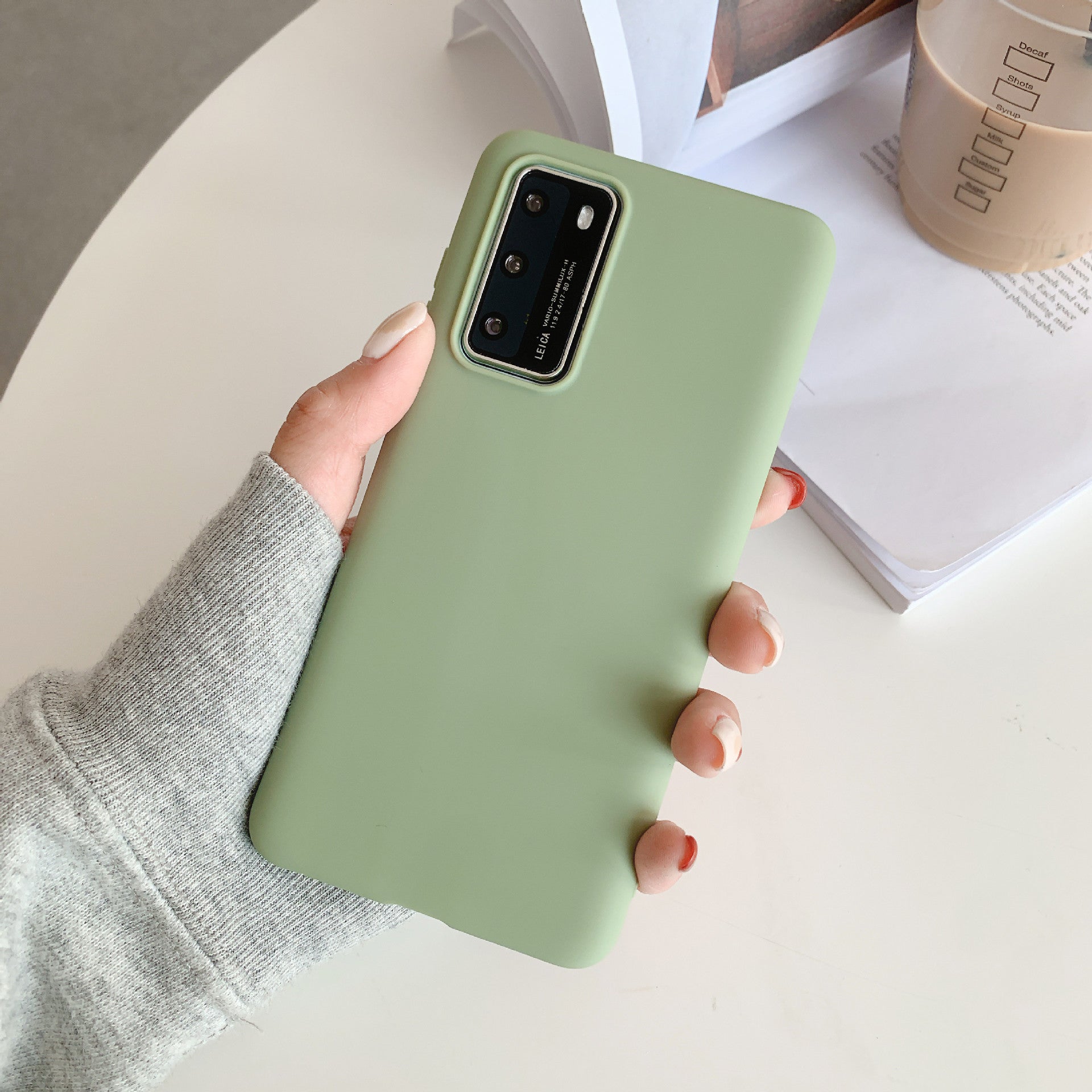 Candy color material solid color tpu all-inclusive shell