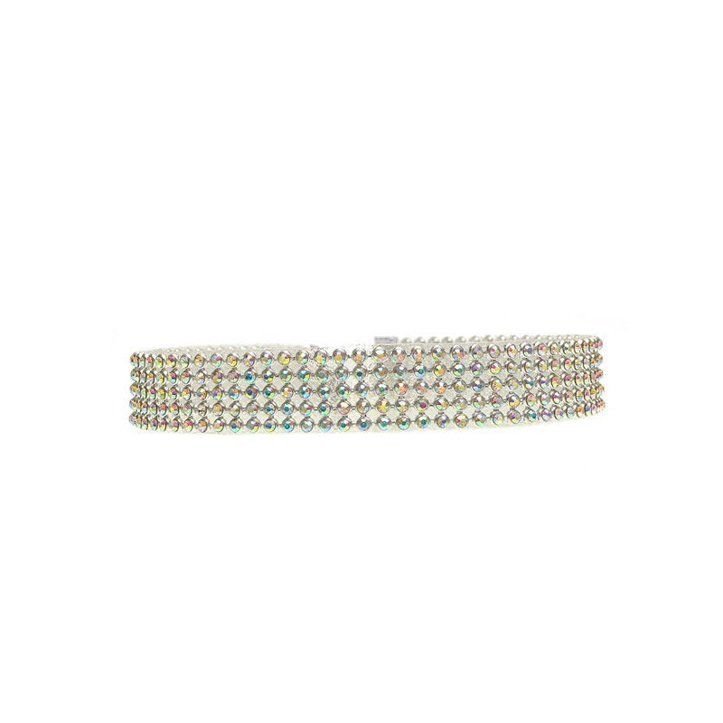 Crystal Rhinestone Choker Necklace for Women