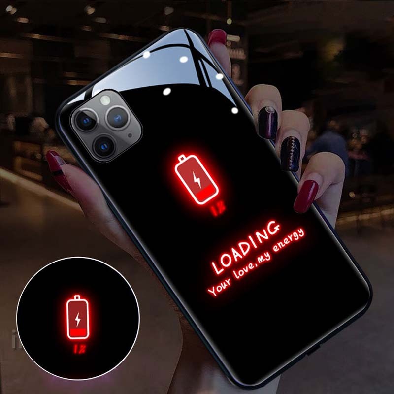 LED Light Phone Case for iPhone 11/8/7/6/XS/XR/SE