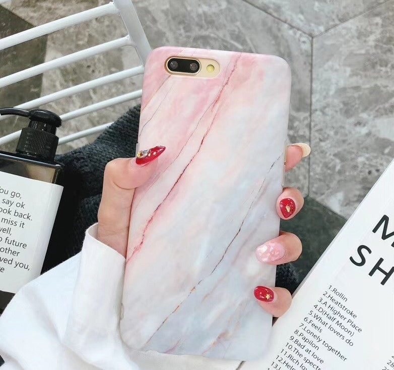 Luxury Marble Silicone Case – Fits iPhone 6 to XS Max