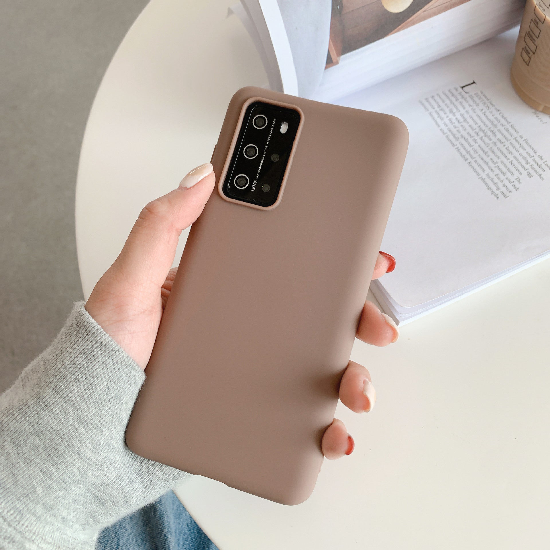 Candy color material solid color tpu all-inclusive shell