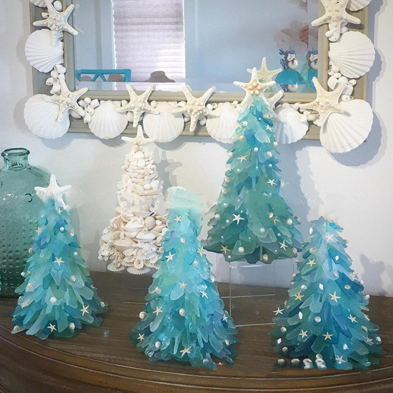 DIY Christmas Decoration Blue Christmas Tree