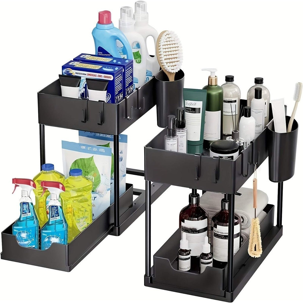 Pull-Out Table Storage Rack - Easy to Clean and Disassemble