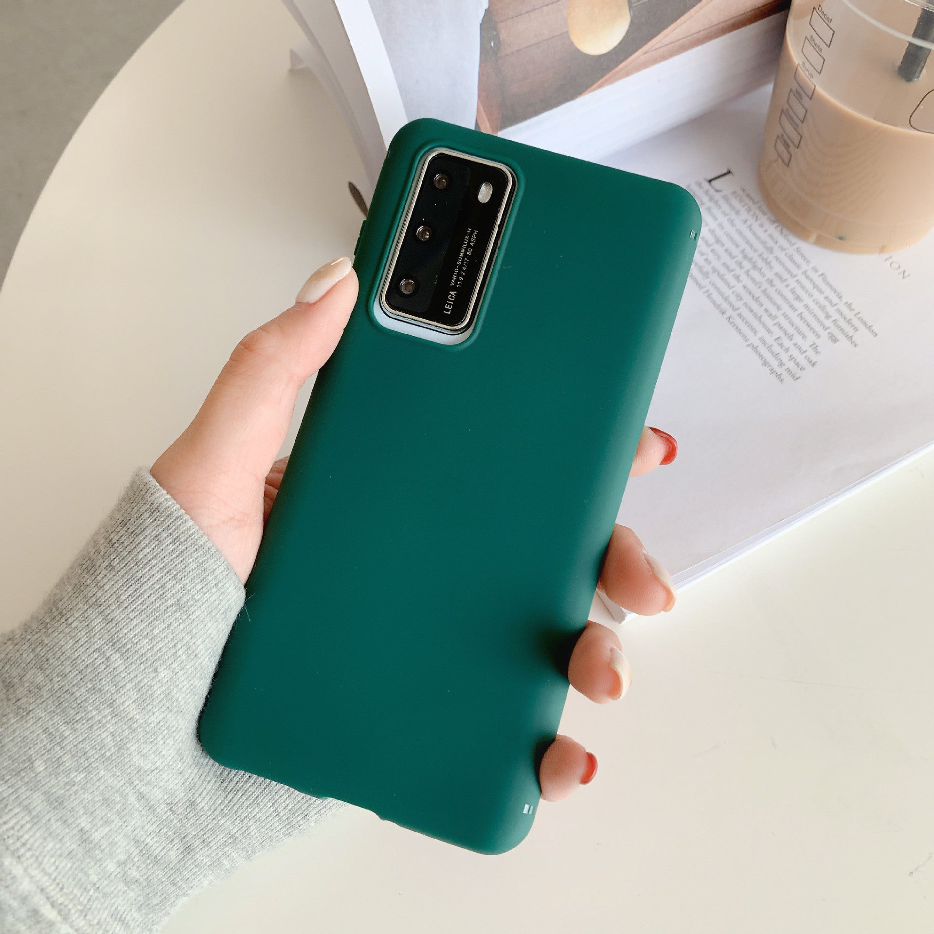 Candy color material solid color tpu all-inclusive shell