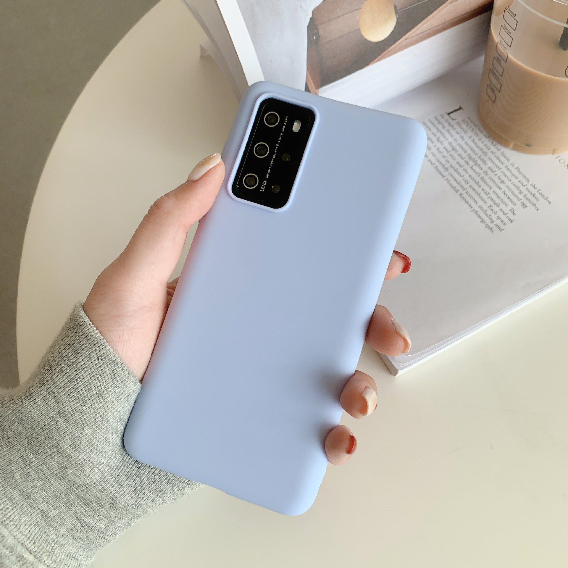 Candy color material solid color tpu all-inclusive shell