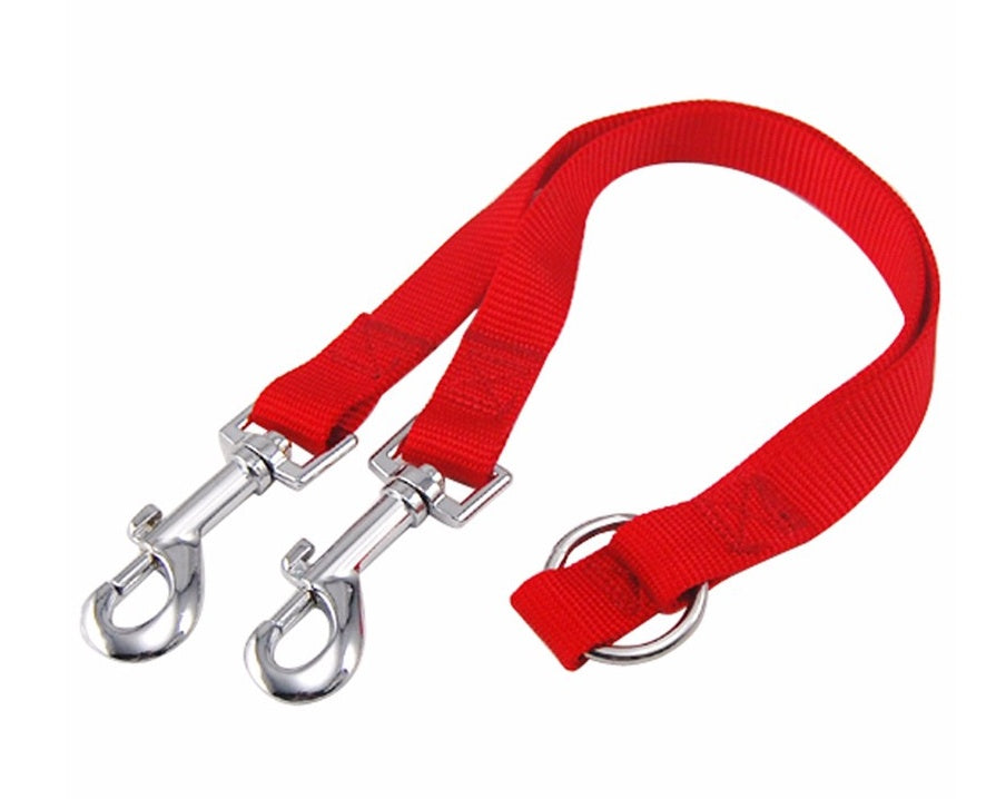 Double Dog Leash Coupler – Twin Lead for Walking