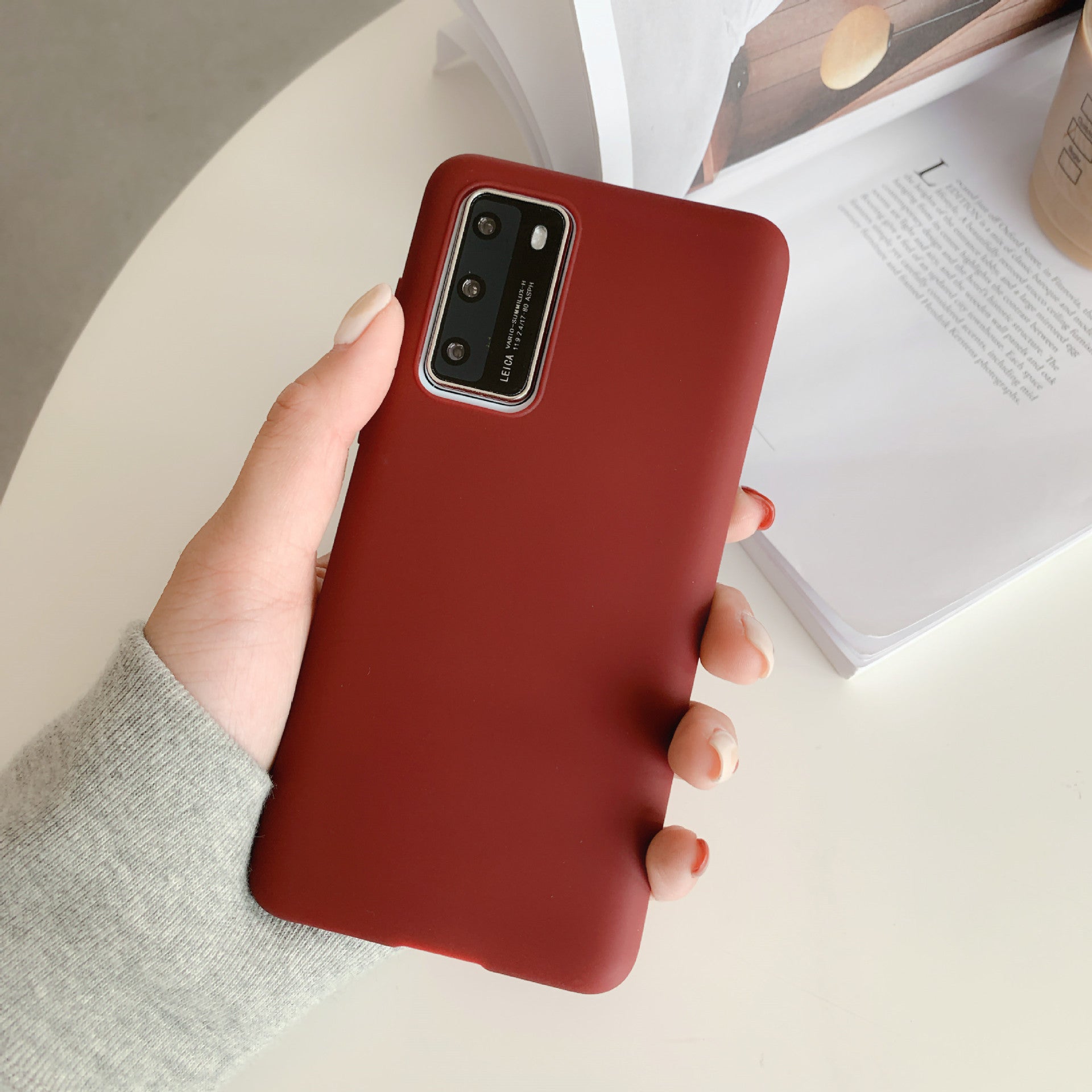 Candy color material solid color tpu all-inclusive shell