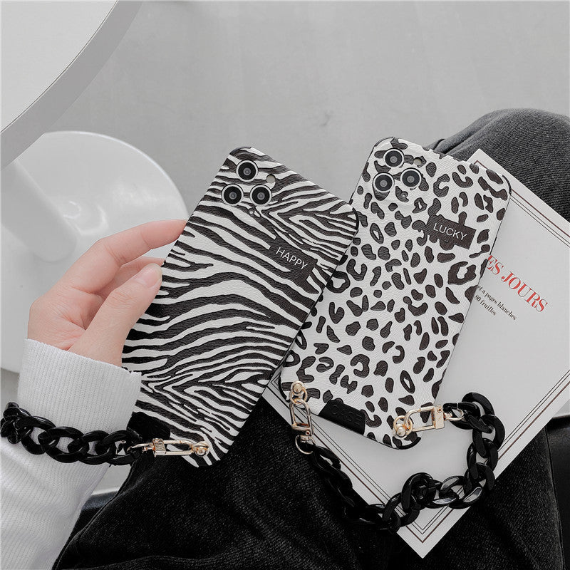 Trendy Brand Leopard Print Bracelet Xsmax Mobile Phone Case