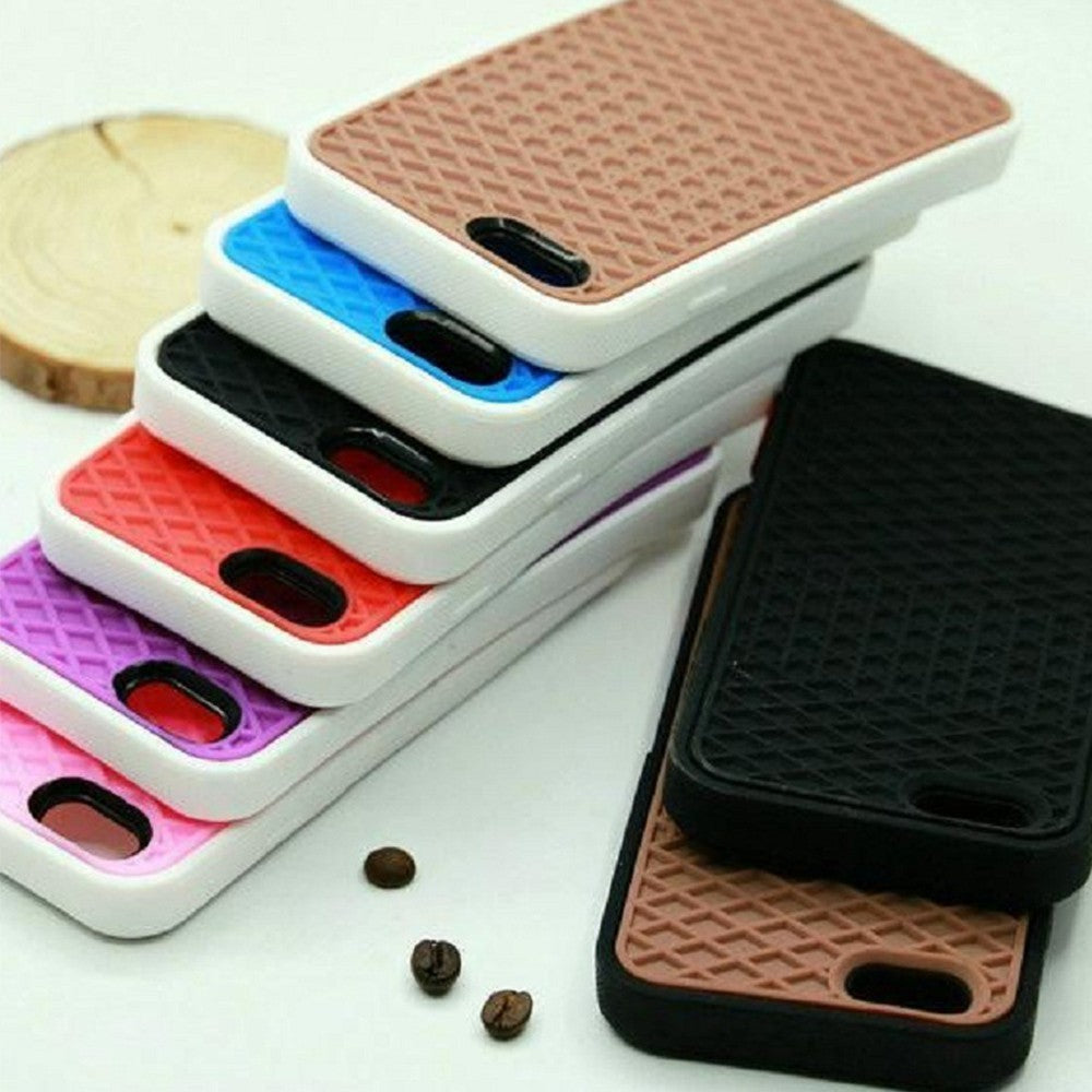 Waffle sole silicone phone case