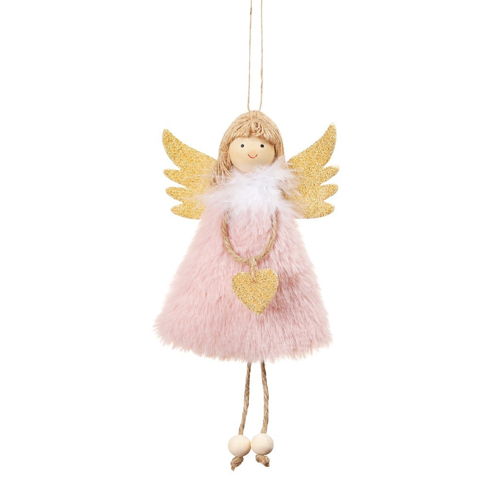 Christmas plush angel decorations