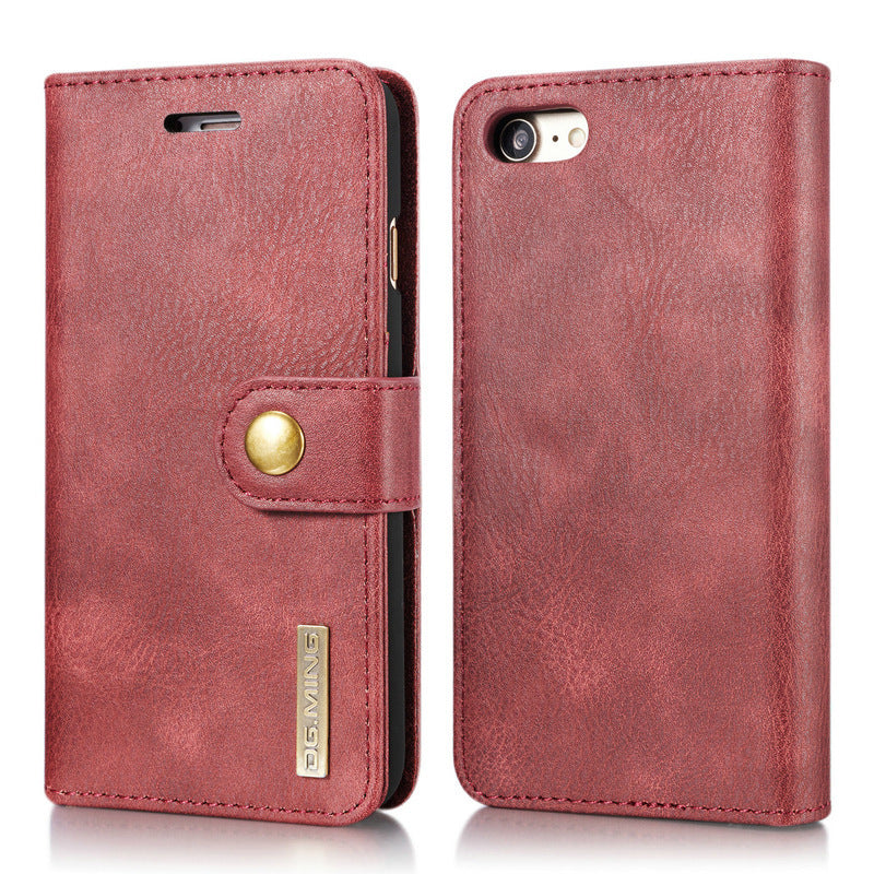 Retro Pattern Two-Fold Split Magnet For Mobile Phone Case