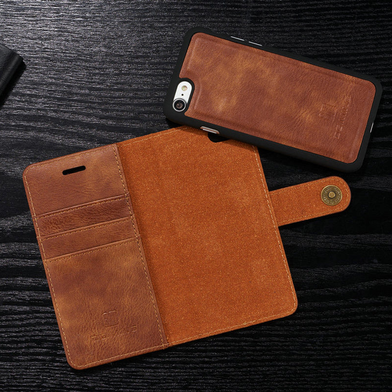 Retro Pattern Two-Fold Split Magnet For Mobile Phone Case