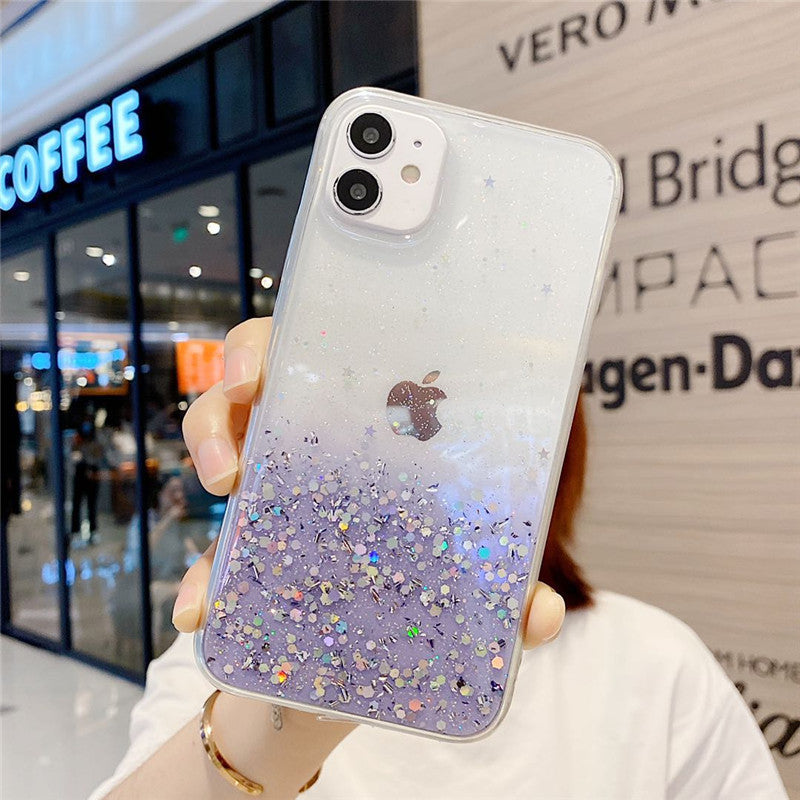 Transparent Glitter Case for iPhone 11/12 Pro