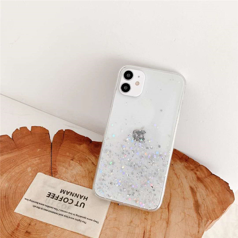 Transparent Glitter Case for iPhone 11/12 Pro
