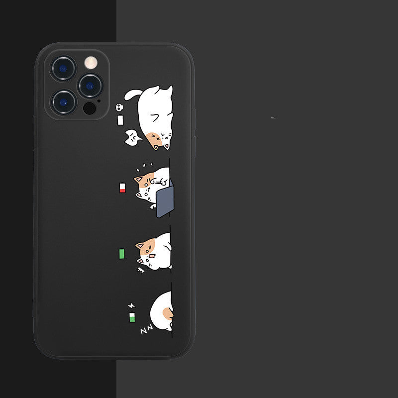 Cartoon Cat Case – Compatible with iPhone 12