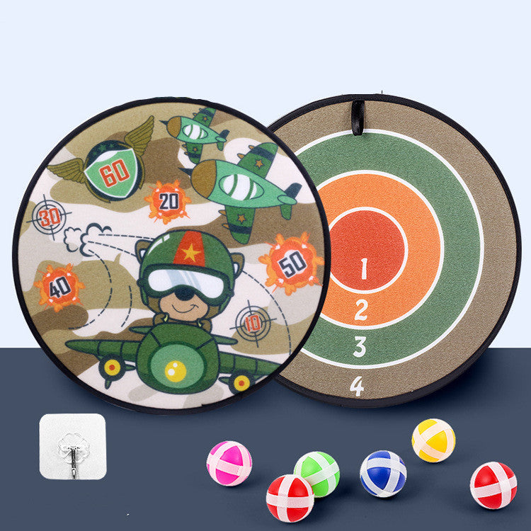 Kids Sticky Ball Dart Board – Fun Cartoon Game