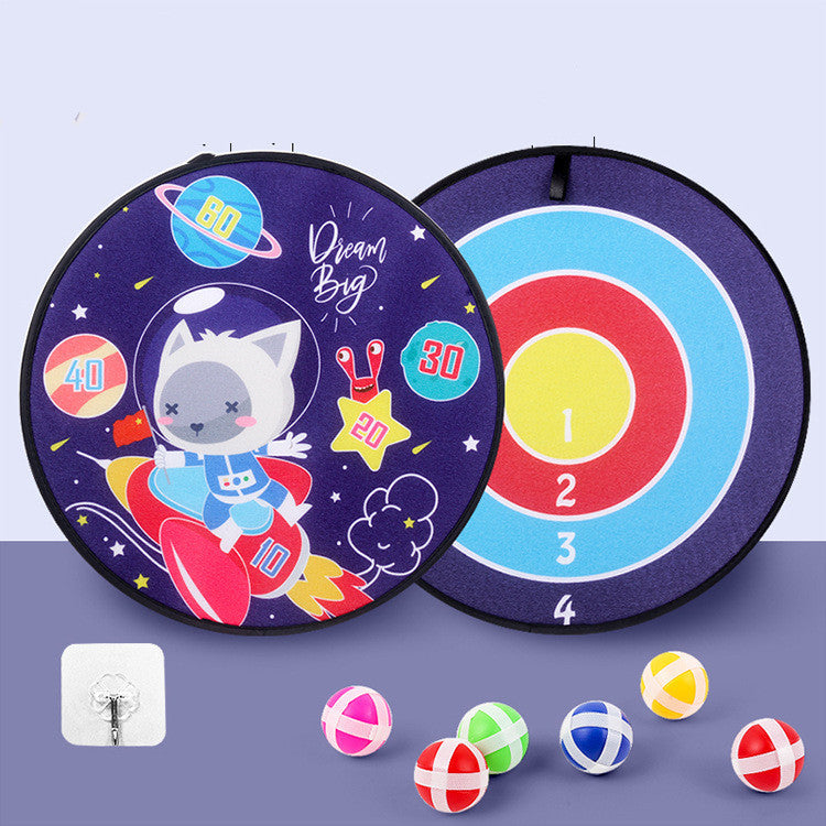 Kids Sticky Ball Dart Board – Fun Cartoon Game