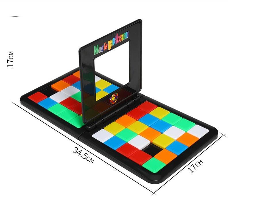 Color Battle Square Race Game – Educational Parent-Child Puzzle Toy