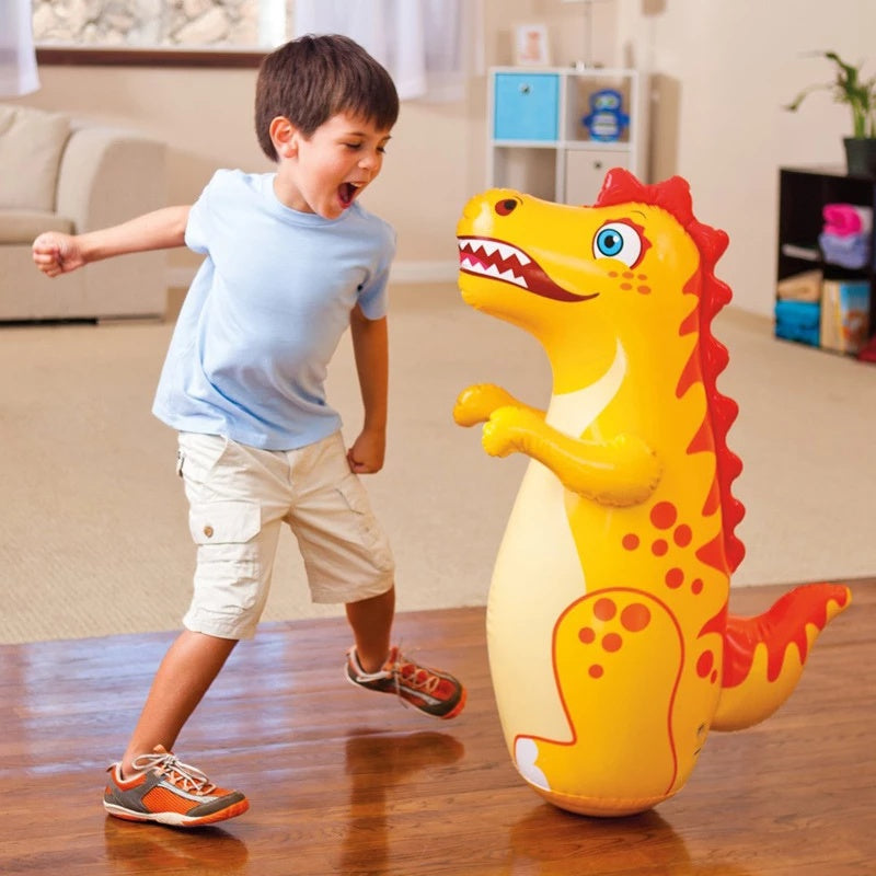 3D Inflatable Dinosaur Punching Bag – Interactive Bop Toy for Kids