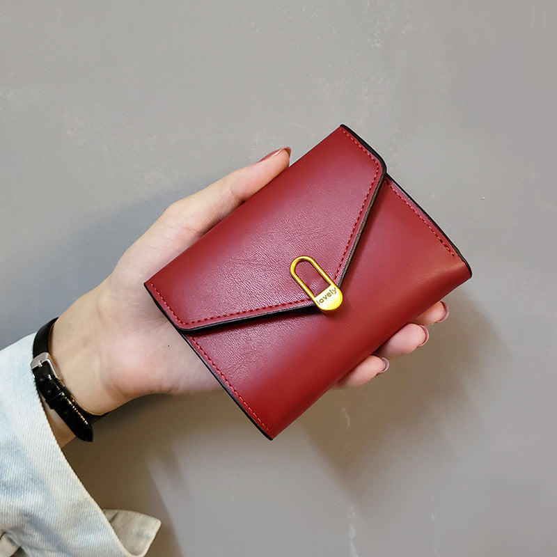 Simple Women's Short Wallet