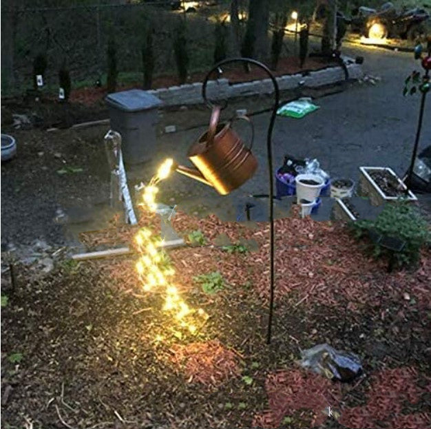 DIY Wrought Iron Shower Lamp Watering Kettle Lamp Decoration