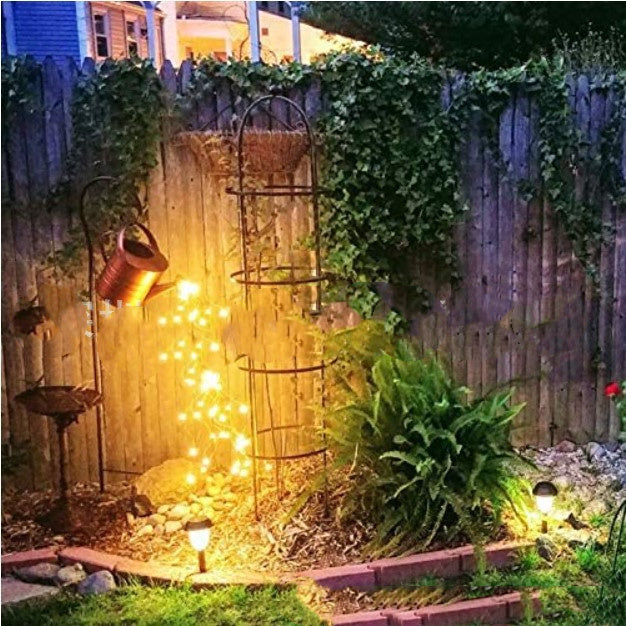 DIY Wrought Iron Shower Lamp Watering Kettle Lamp Decoration