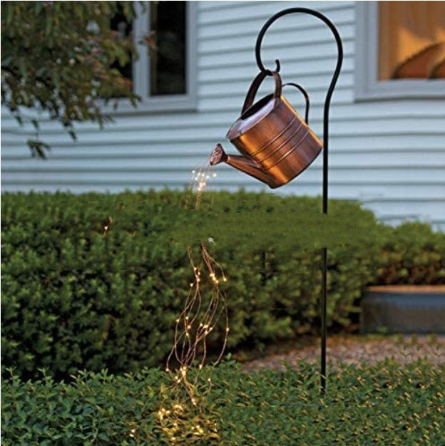 DIY Wrought Iron Shower Lamp Watering Kettle Lamp Decoration