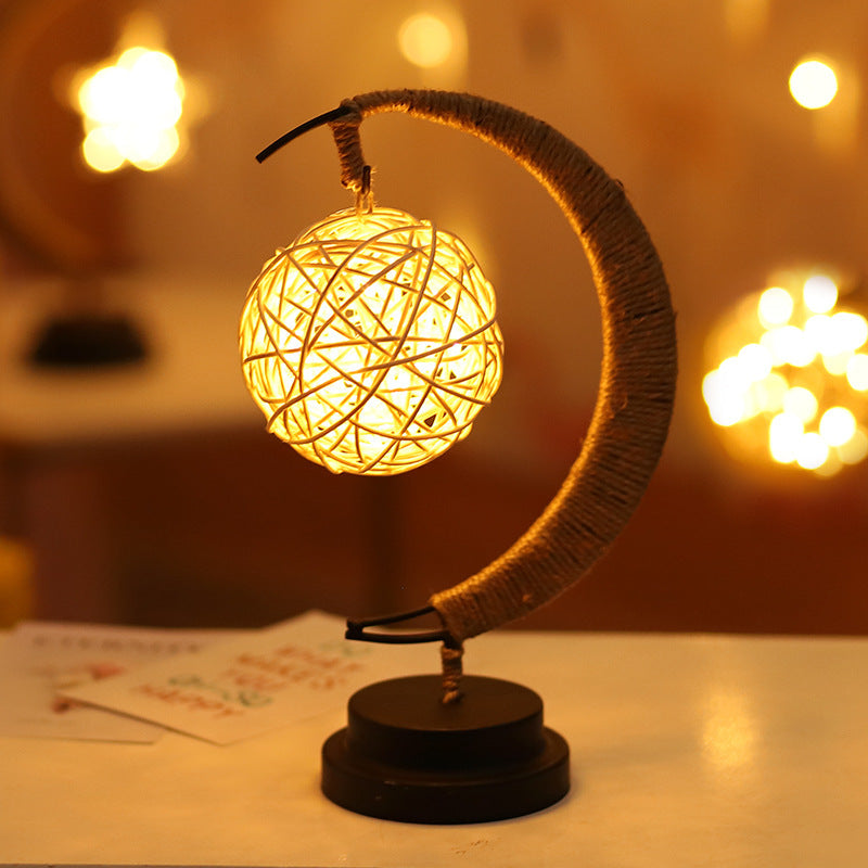 Starry Moon LED Ornament Light