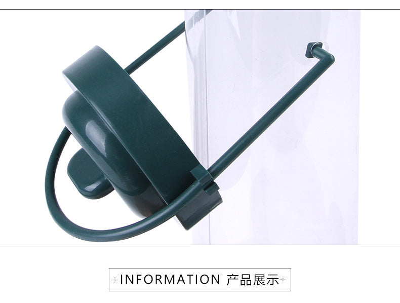 Pet Bird Feeder – Hanging Plastic Food Dispenser for Outdoor Garden