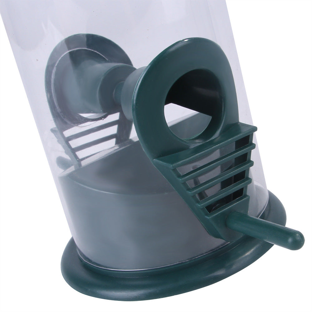 Pet Bird Feeder – Hanging Plastic Food Dispenser for Outdoor Garden