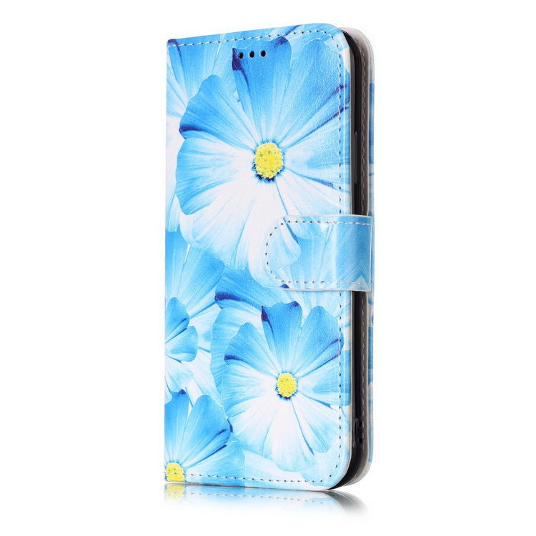 Leather Marble Flip Case – Fits iPhone 6 to 12 Series