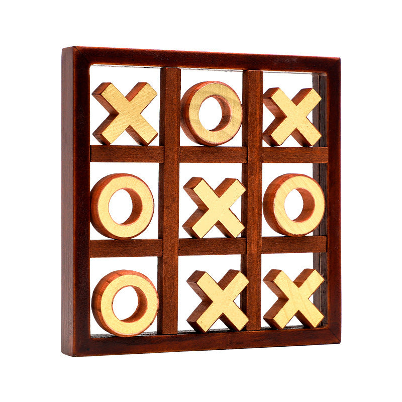 Wooden Chess Board – Educational Parent-Child Puzzle Game