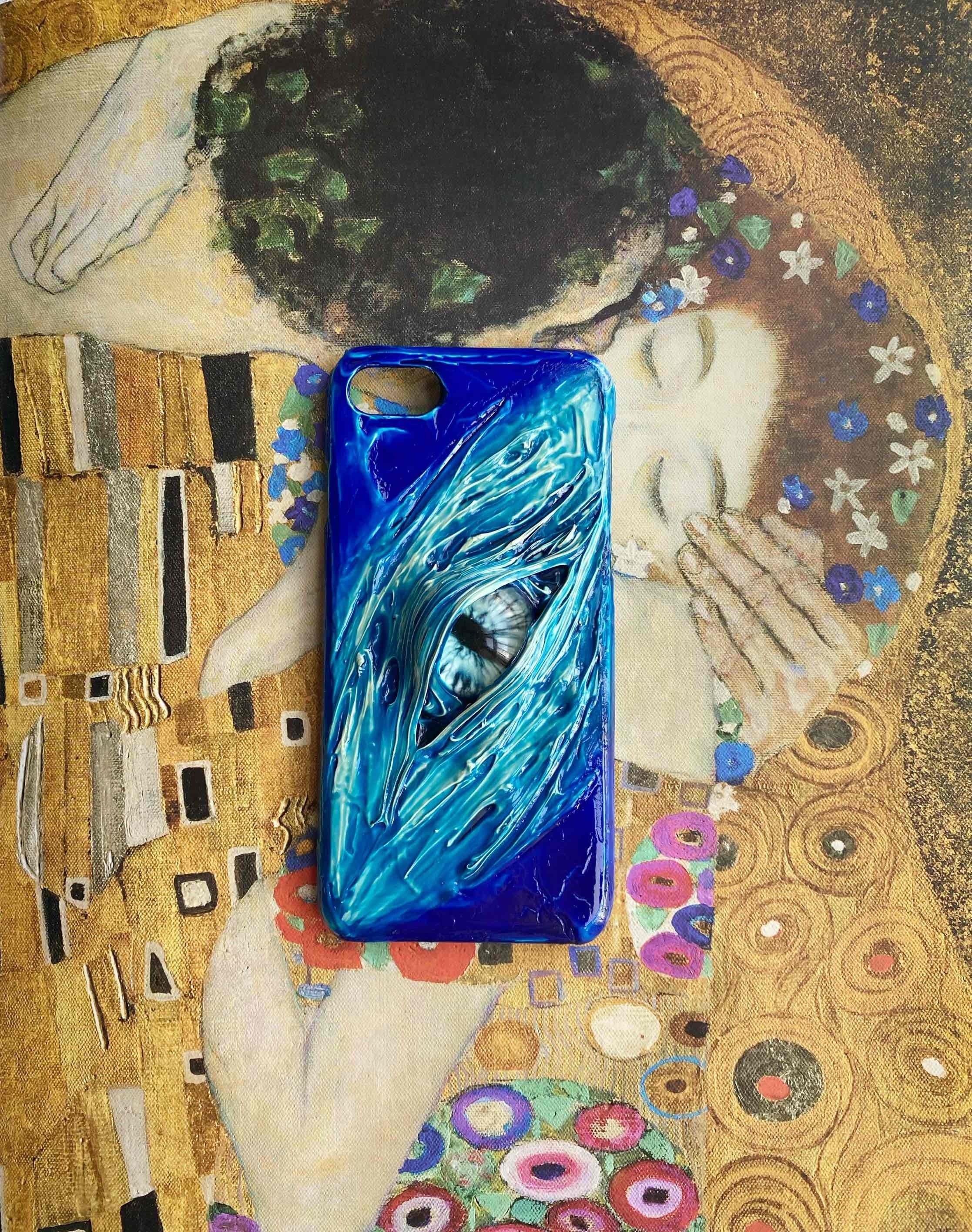 Creative Simple Gradient Stereo Phone Case