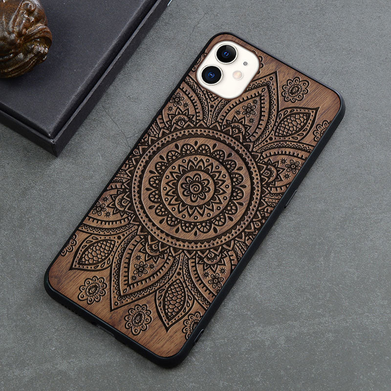 Retro Wooden iPhone Case β Anti-Fall Protective Cover 4o