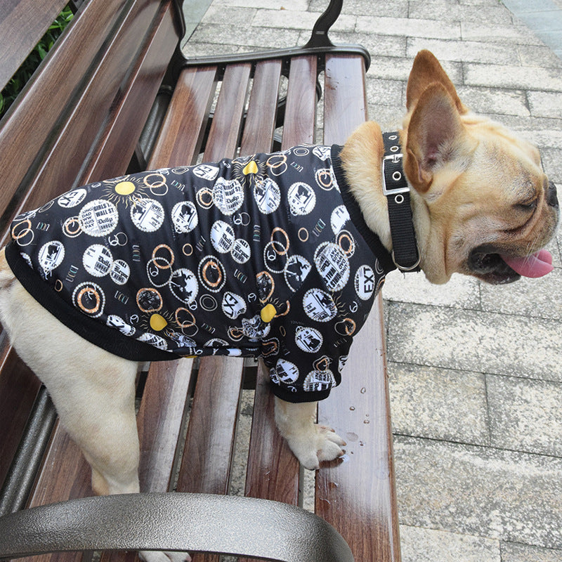 Printed Spring & Autumn Pet Clothes for Dogs