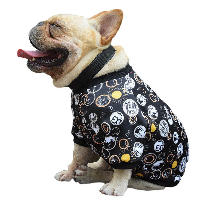 Printed Spring & Autumn Pet Clothes for Dogs