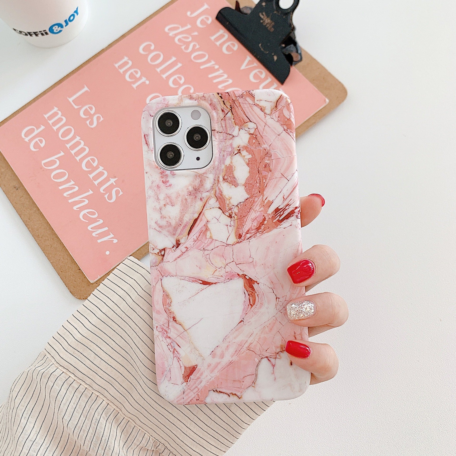 Mobile Phone Case Creative Marbled Soft Shell