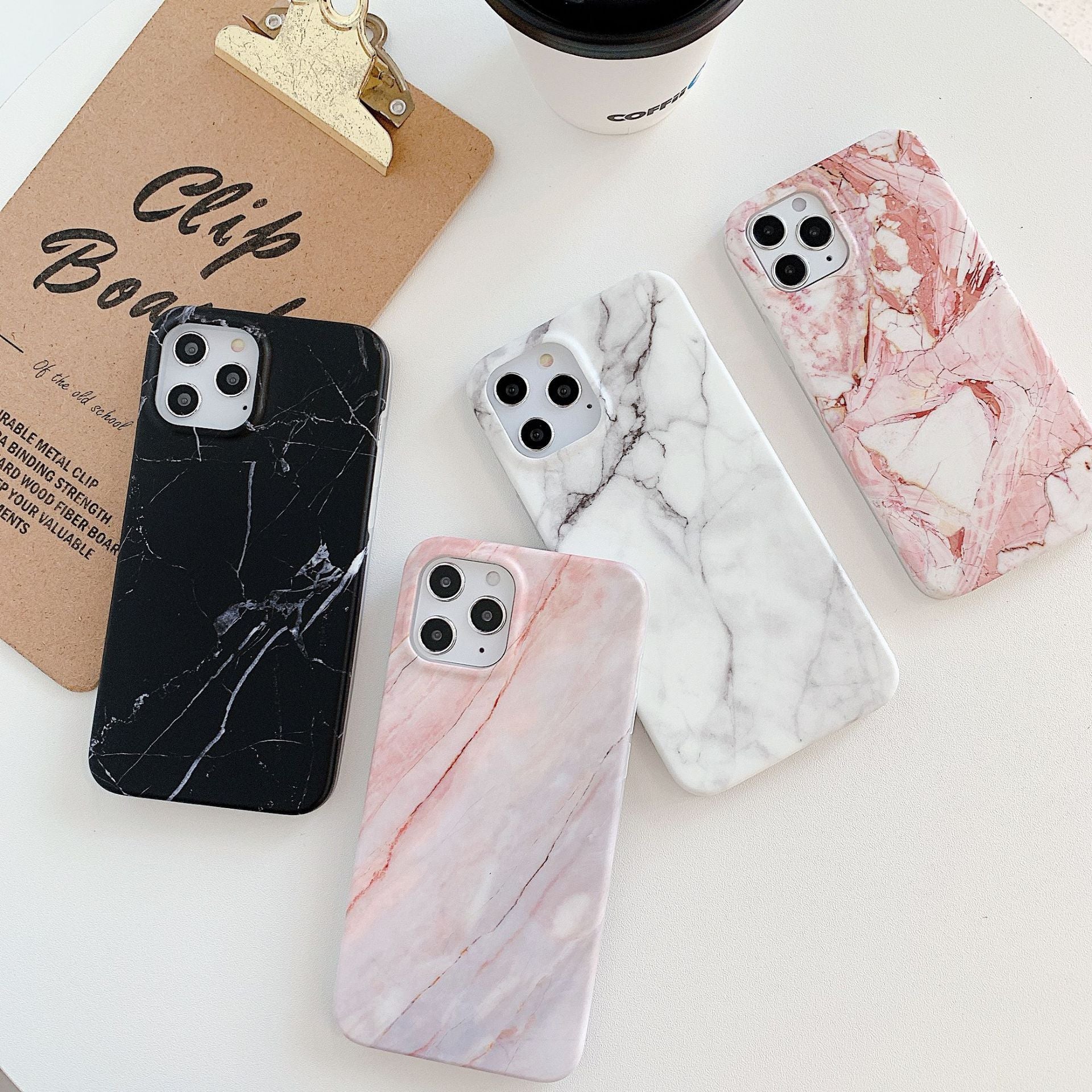 Mobile Phone Case Creative Marbled Soft Shell