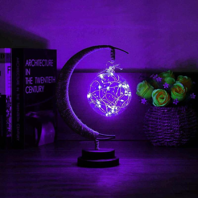 Starry Moon LED Ornament Light