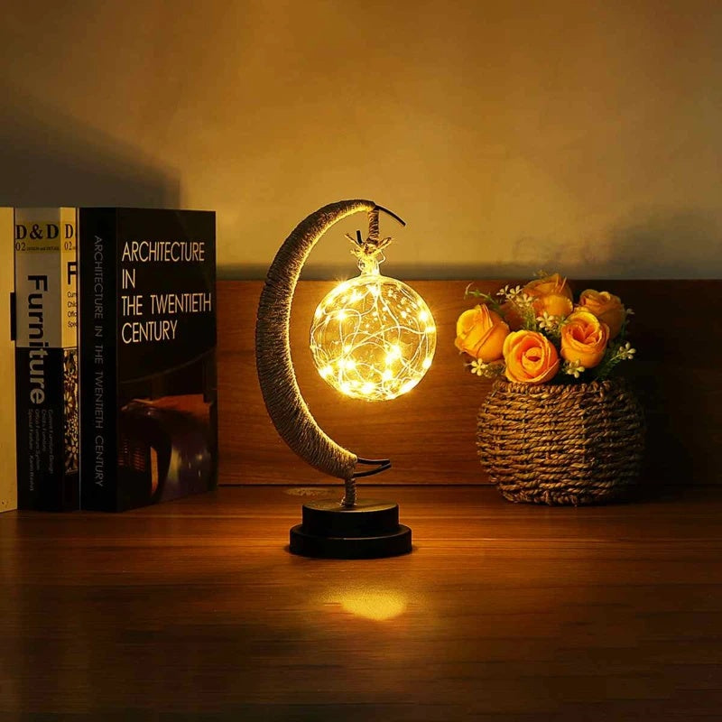 Starry Moon LED Ornament Light