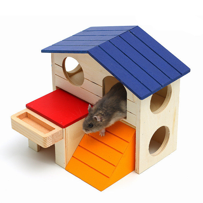 Wooden Hamster House – Small Pet Hideout
