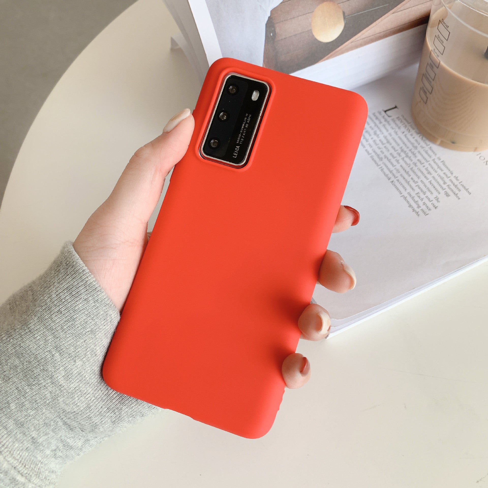Candy color material solid color tpu all-inclusive shell