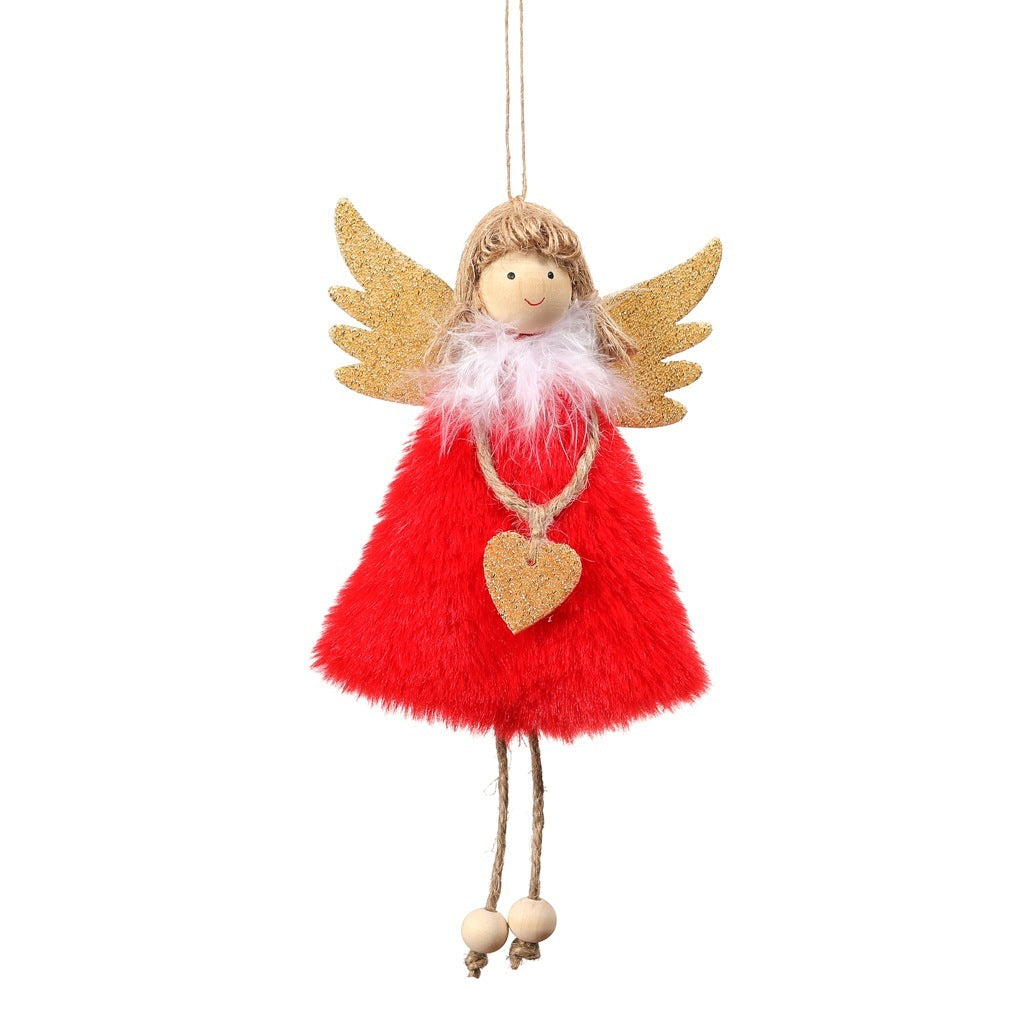 Christmas plush angel decorations